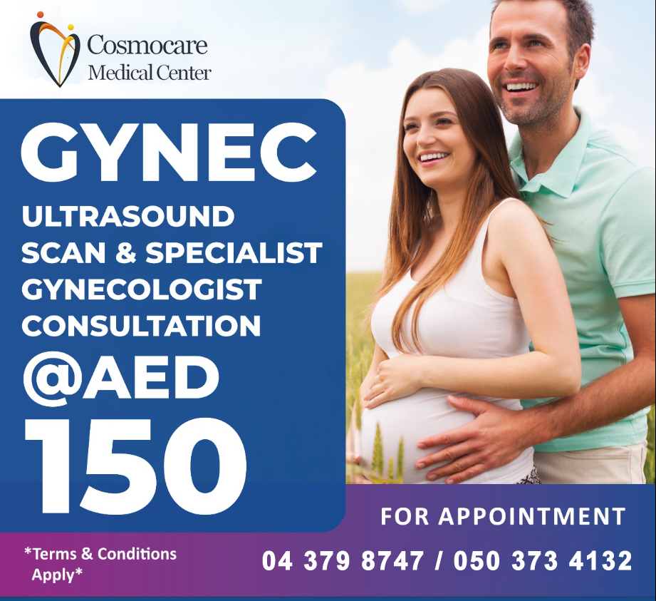 150aed offer specialist Gynecologist al satwa, in Dubai